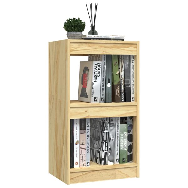 vidaXL Book Cabinet 40x30x71.5 cm Solid Pinewood