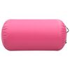 vidaXL Inflatable Gymnastic Roll with Pump 120x75 cm PVC Pink