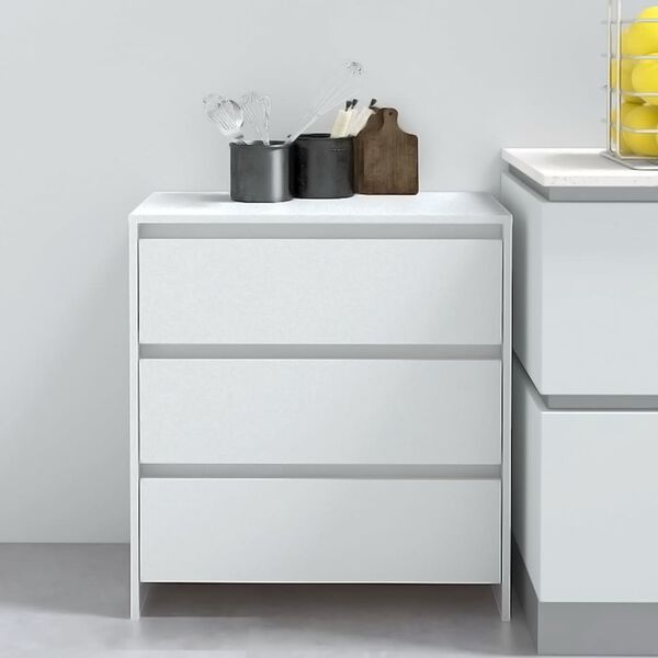 vidaXL Sideboard White 70x41x75 cm Engineered Wood
