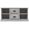 vidaXL TV Cabinet Grey Sonoma 99.5x35.5x48 cm Engineered Wood