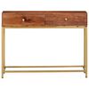 vidaXL Console Table 100x35x76 cm Solid Acacia Wood