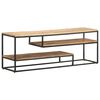 vidaXL TV Cabinet 130x30x45 cm Rough Mango Wood