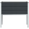 vidaXL Planter Anthracite 100 x 45 x 90 cm Galvanised Steel
