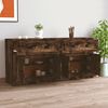 vidaXL Sideboards 2 pcs Smoked Oak Engineered Wood