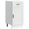 vidaXL Kitchen Base Cabinet "Porto" White Engineered Wood