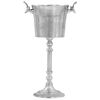 vidaXL Champagne Cooler | Silver | Solid aluminium | Cooler/Ice Bucket