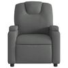 vidaXL Electric Massage Recliner Chair Dark Grey Fabric