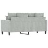 vidaXL 2-Seater Sofa Light Grey 140 cm Velvet