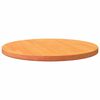 vidaXL Table Top Round Wax Brown Ø70x2.5 cm Solid Wood Pine