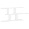 vidaXL Wall Shelf White 100 x 17 x 45.5 cm Engineered Wood