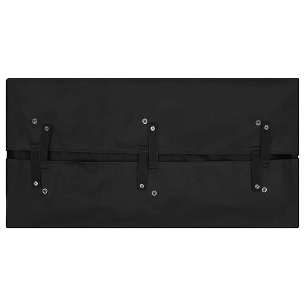 vidaXL Garden Cart Liner Black 81x41x40 cm Fabric
