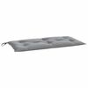 vidaXL Garden Bench Cushion Grey 100x50x7 cm Oxford Fabric