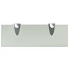 vidaXL Floating Shelves 2 pcs Glass 30x10 cm 8 mm