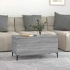vidaXL Coffee Table Grey Sonoma 90x44.5x45 cm Engineered Wood