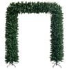 vidaXL Christmas Tree Arch with LEDs&Ball Set Green 240 cm