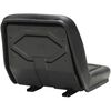 vidaXL Universal Tractor Seat Black