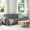 vidaXL 3-Seater Sofa Dark Grey 220x78x84 cm Fabric