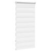 vidaXL Zebra Blind 80 x 150 cm White