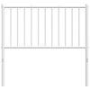 vidaXL Metal Replace Headboard White 90 cm