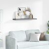 vidaXL Floating Wall Shelf Grey 90x23.5x3.8 cm MDF