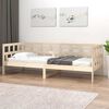 vidaXL Day Bed without Mattress Solid Wood Pine 90x190 cm Single