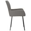 vidaXL Dining Chairs 2 pcs Light Grey Fabric