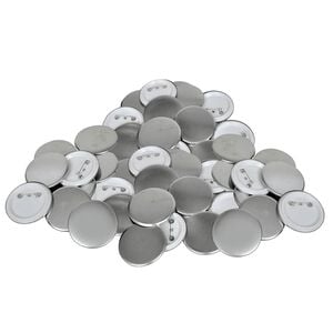 vidaXL 500 pcs Pinback Button Parts 58 mm