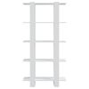 vidaXL Book Cabinet/Room Divider White 80x30x160 cm Engineered Wood