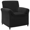vidaXL 1-Seater Sofa Black Velvet