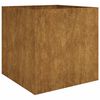 vidaXL Planter 80x80x80 cm Corten Steel