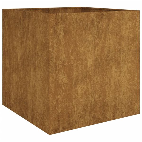 vidaXL Planter 80x80x80 cm Corten Steel