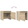 vidaXL Bedside Cabinets 2 pcs Sonoma Oak 45x34x44.5 cm Engineered Wood