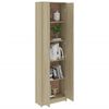 vidaXL Hallway Wardrobe Sonoma Oak 55x25x189 cm Engineered Wood