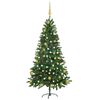 vidaXL Artificial Pre-lit Christmas Tree with Ball Set 150 cm Green