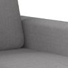 vidaXL Sofa Chair Light Grey 60 cm Fabric