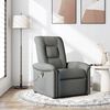vidaXL Massage Recliner Chair Dark Grey Fabric