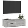 vidaXL Hanging TV Cabinet Grey Sonoma 80x36x25 cm Engineered Wood