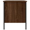 vidaXL Bedside Cabinet Brown Oak 40x42x50 cm Engineered Wood