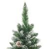 vidaXL Artificial Slim Christmas Tree with Stand 210 cm PVC