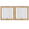 vidaXL Dog Gate with Stands 2 pcs Artisan Oak 100 x 100 cm