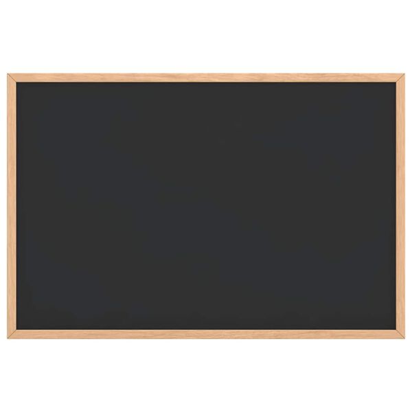 vidaXL Chalkboard with Solid Pine Wood Frame Black 60x40 cm