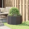 vidaXL Planter Black 90 x 90 x 50 cm Steel