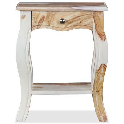 vidaXL Bedside Cabinet Solid Sheesham Wood 40x30x50 cm