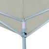 vidaXL Folding Gazebo 5x5 m Cream