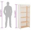 vidaXL Wardrobe White 79x40x170 cm Fabric