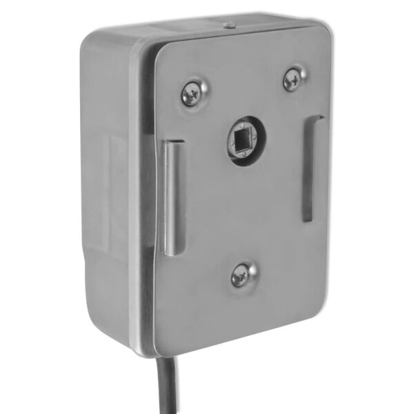 vidaXL BBQ Rotisserie Spit Motor Stainless Steel 4 W
