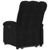 vidaXL Stand up Massage Recliner Chair Black Fabric
