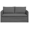 vidaXL Sofa Dark Grey 156 x 82 x 85 cm Fabric