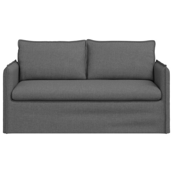 vidaXL Sofa Dark Grey 156 x 82 x 85 cm Fabric