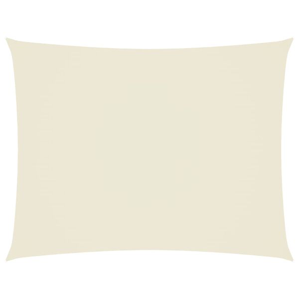 vidaXL Sunshade Sail Oxford Fabric Rectangular 4x6 m Cream